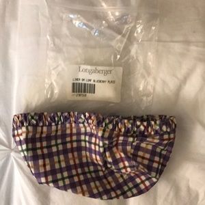 Longaberger Liner for small loaf basket